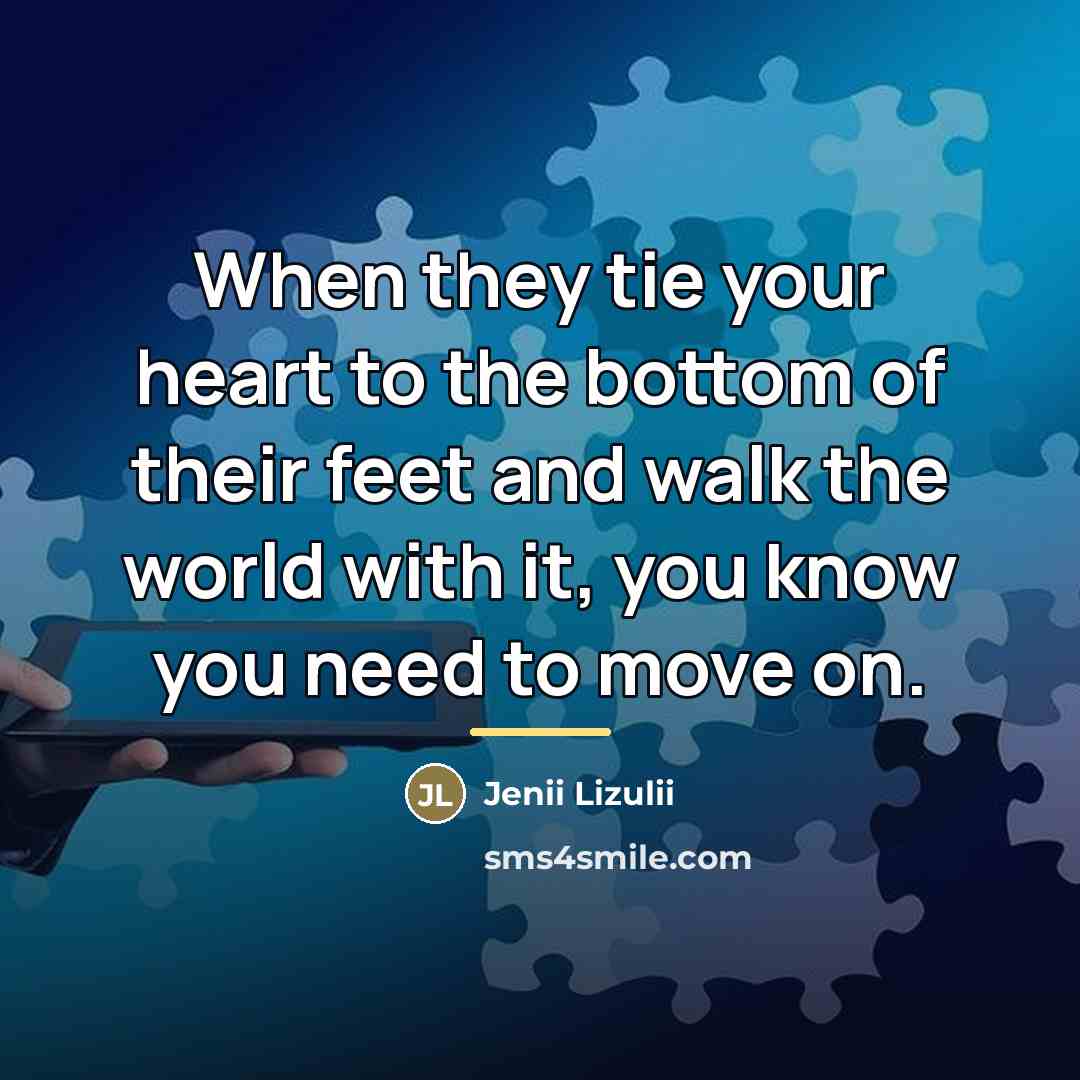 “When they tie your heart to the bottom of their…” quote by Jenii Lizulii