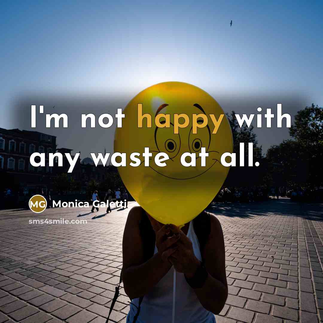 “I'm not happy with any waste at all.…” quote by Monica Galetti