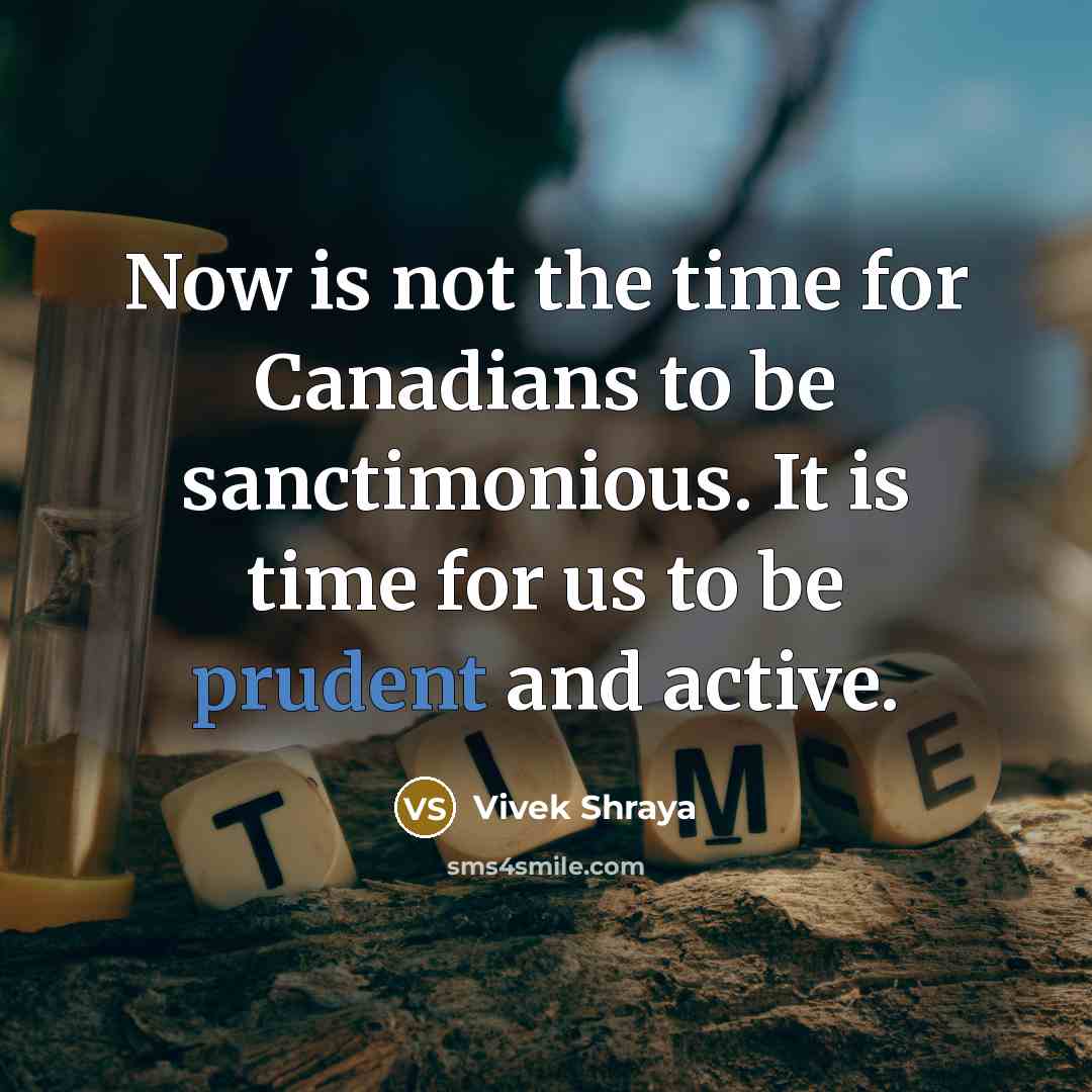 “Now is not the time for Canadians to be sanctimonious.…” quote by Vivek Shraya