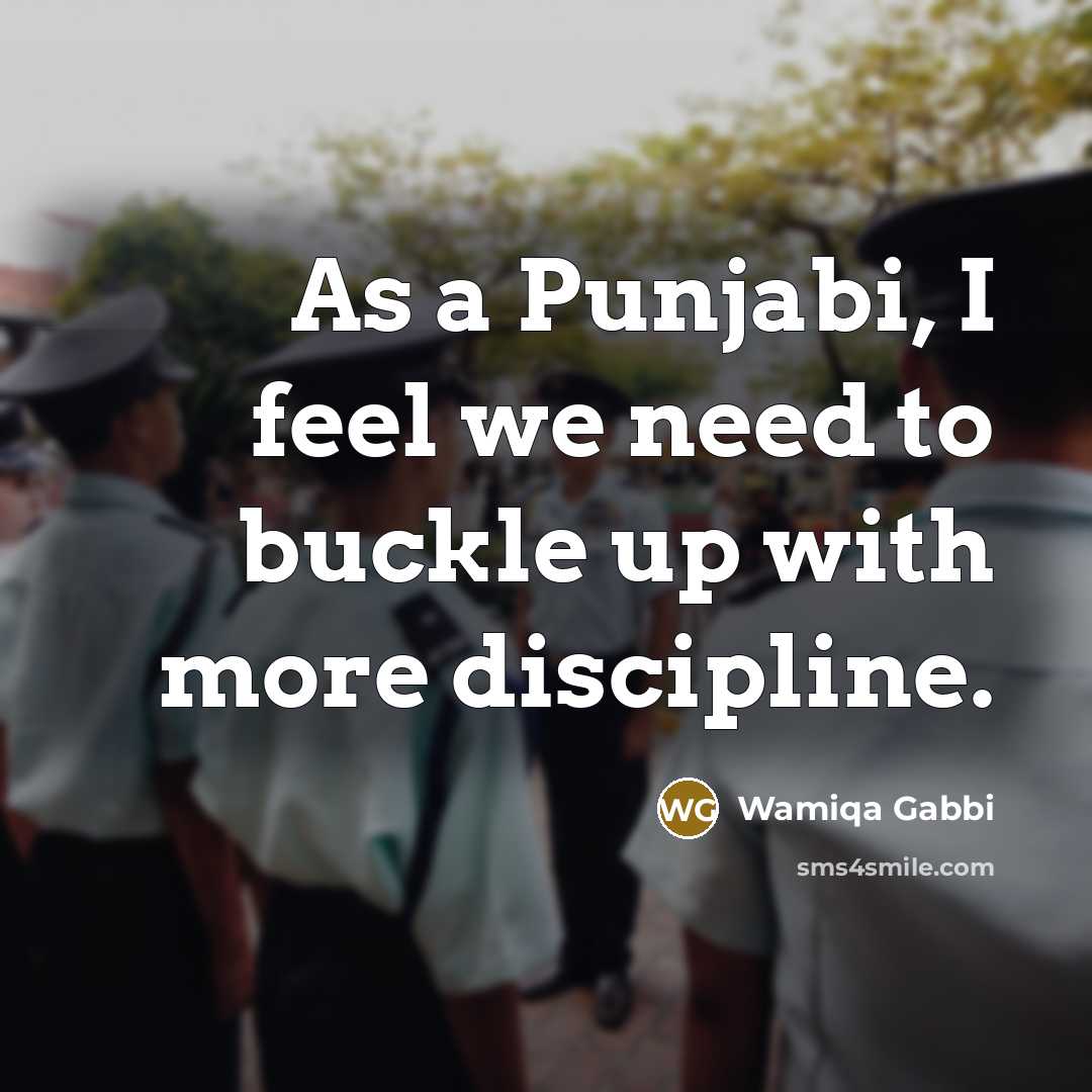 “As a Punjabi, I feel we need to buckle up…” quote by Wamiqa Gabbi