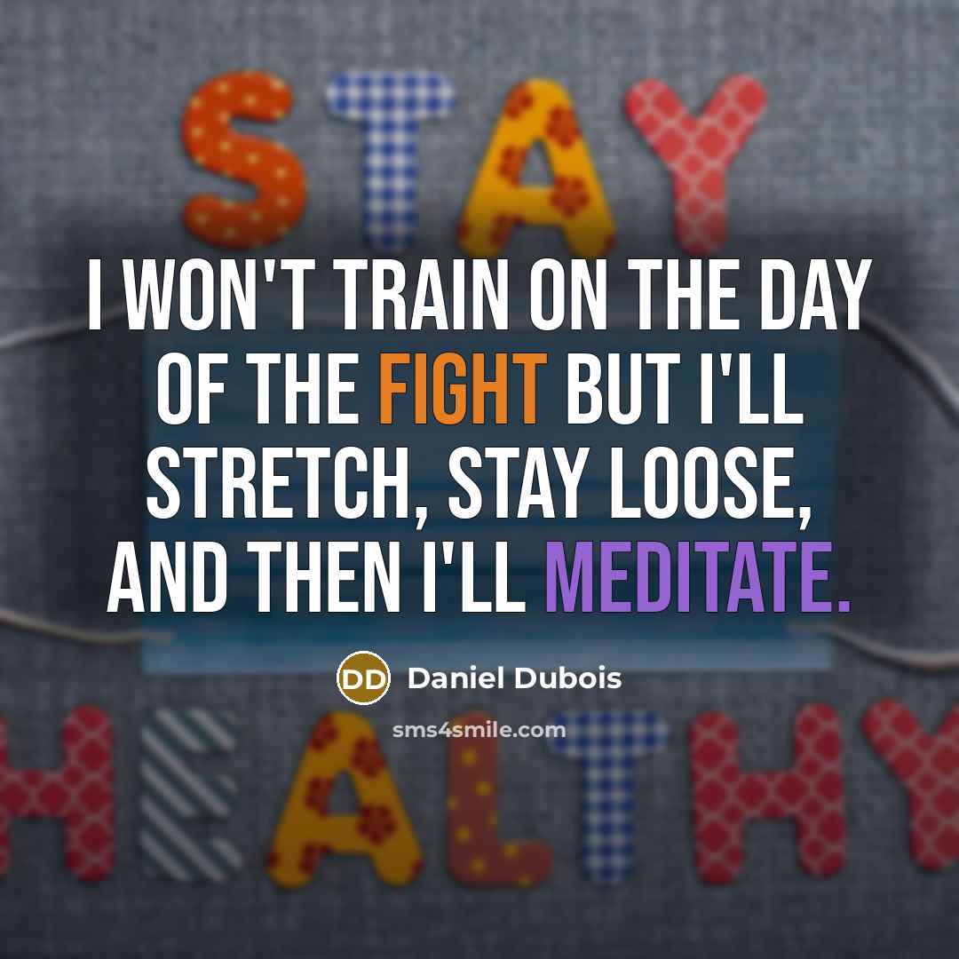 “I won't train on the day of the fight but…” quote by Daniel Dubois