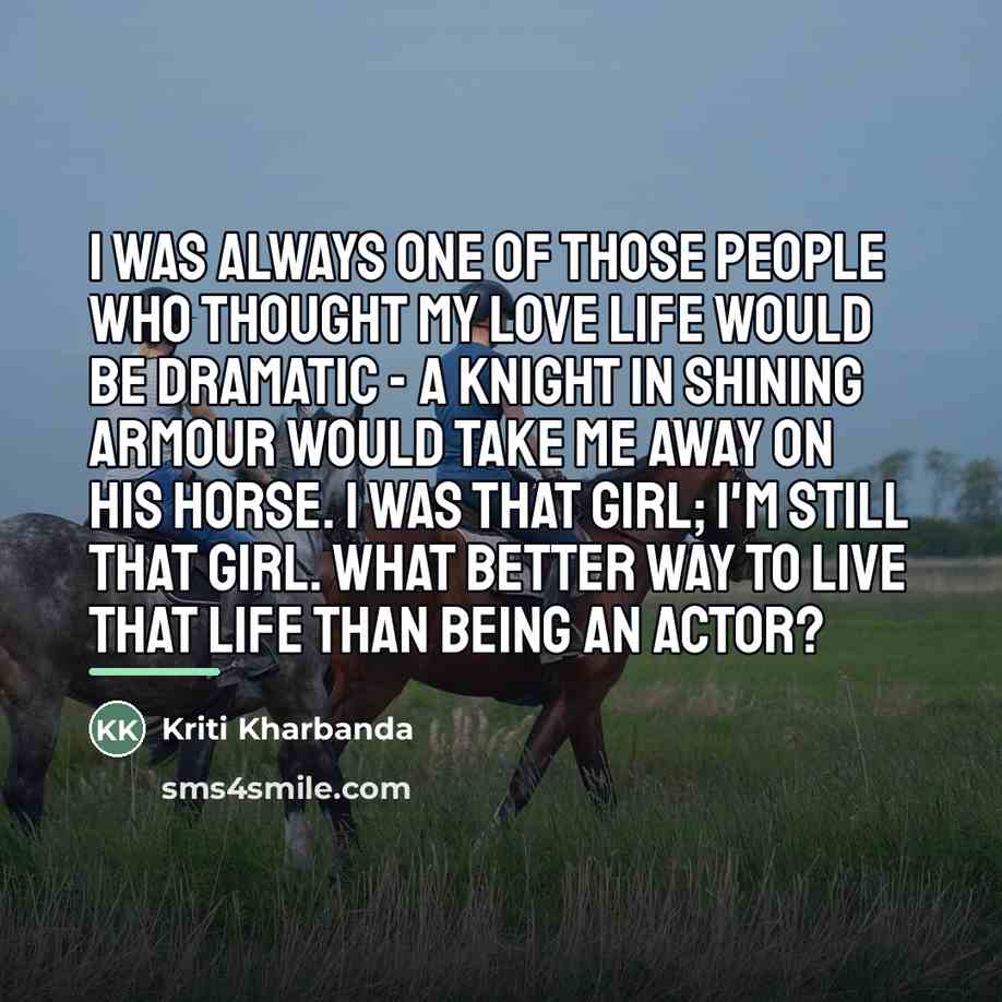 “I was always one of those people who thought my…” quote by Kriti Kharbanda