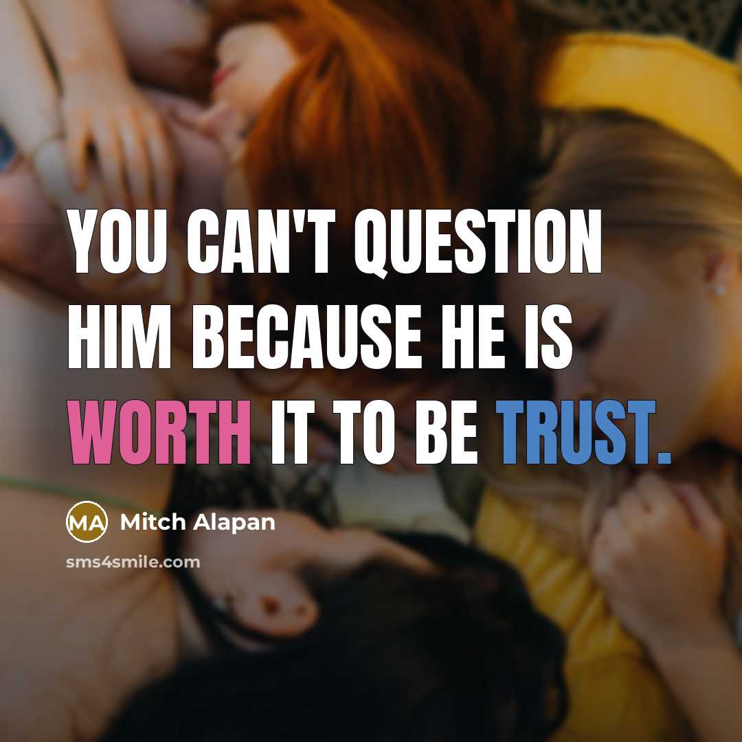 “You can't question him because he is Worth it to…” quote by Mitch Alapan