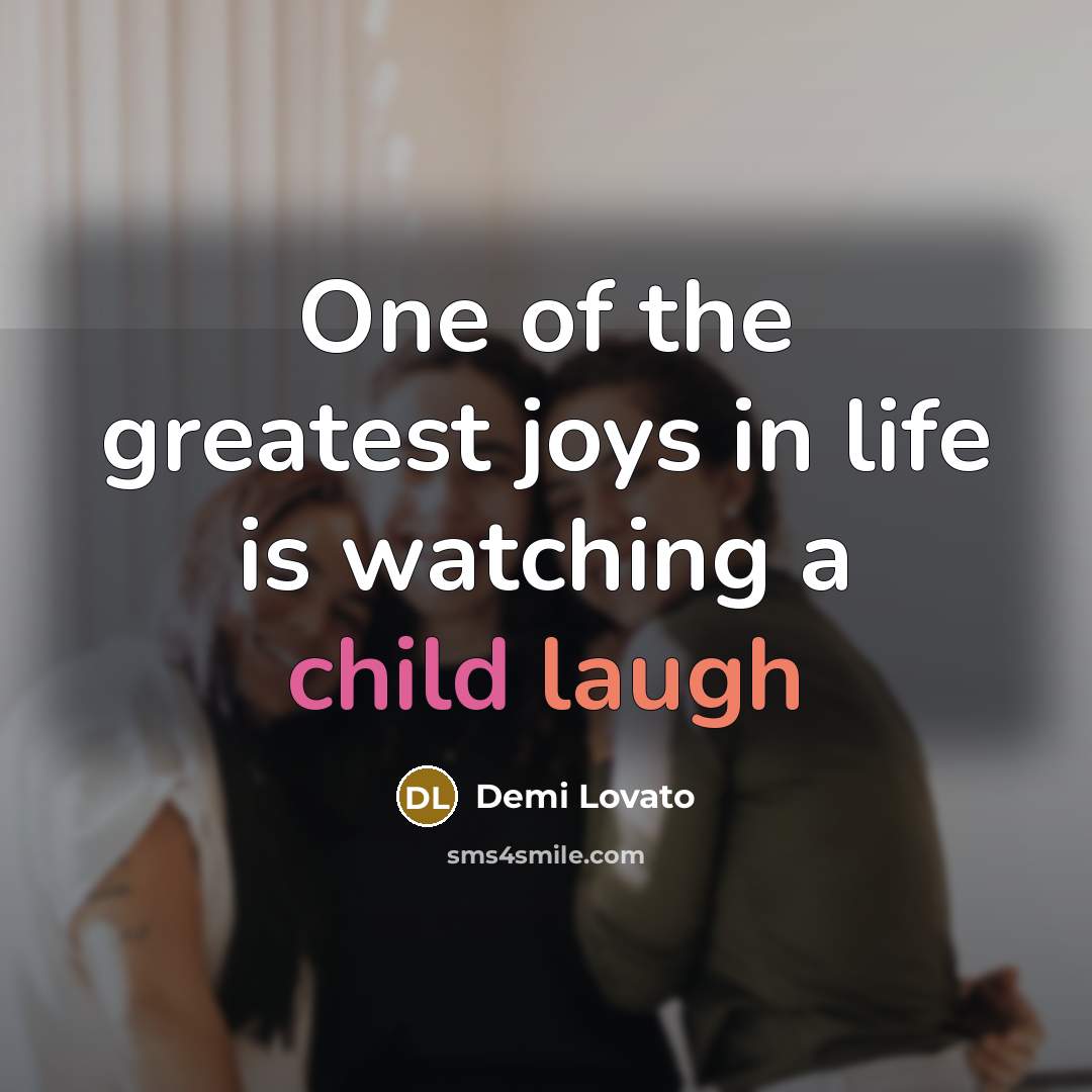 “One of the greatest joys in life is watching a…” quote by Demi Lovato