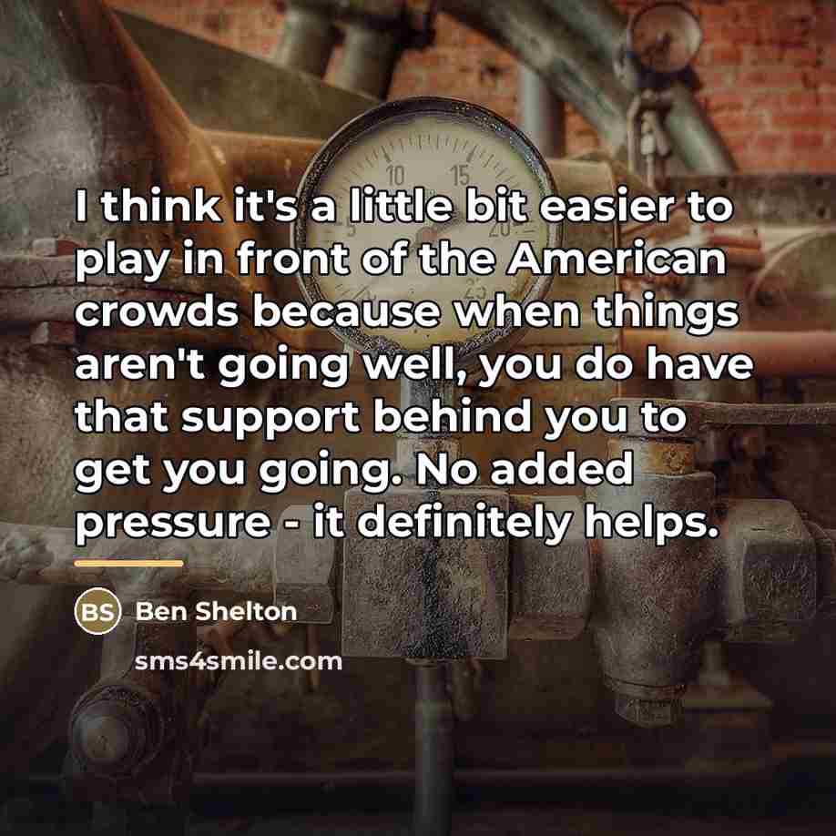 “I think it's a little bit easier to play in…” quote by Ben Shelton