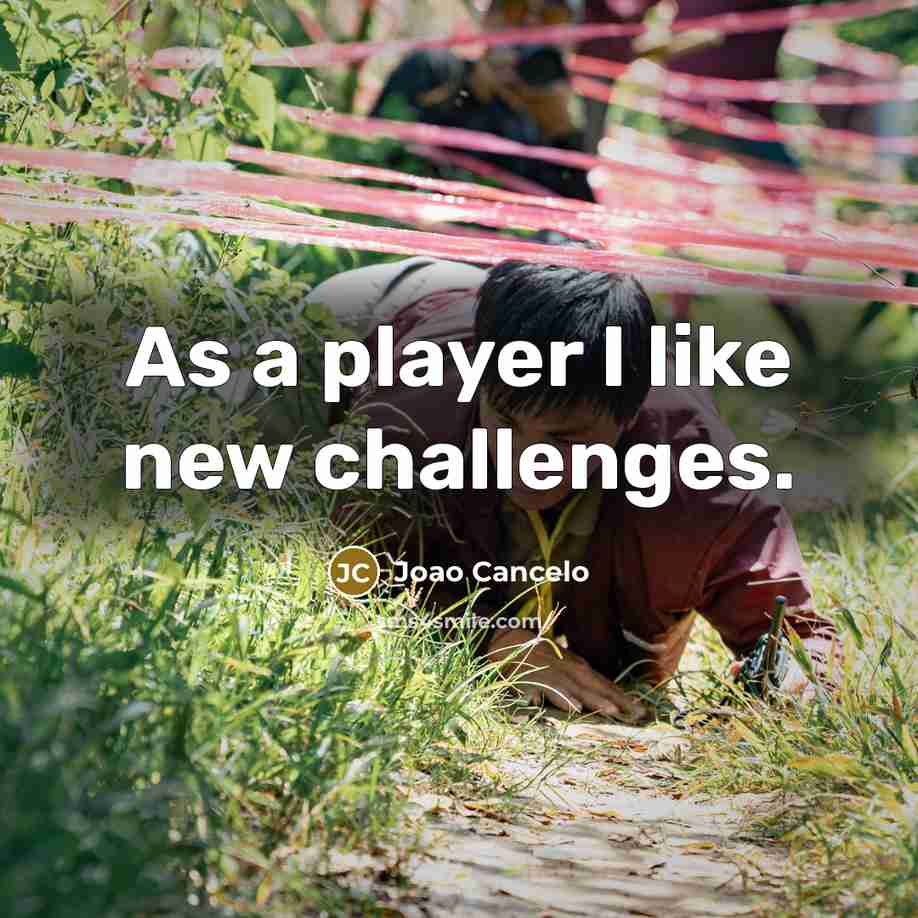 “As a player I like new challenges.…” quote by Joao Cancelo