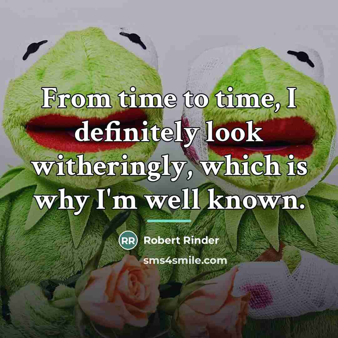 “From time to time, I definitely look witheringly, which is…” quote by Robert Rinder