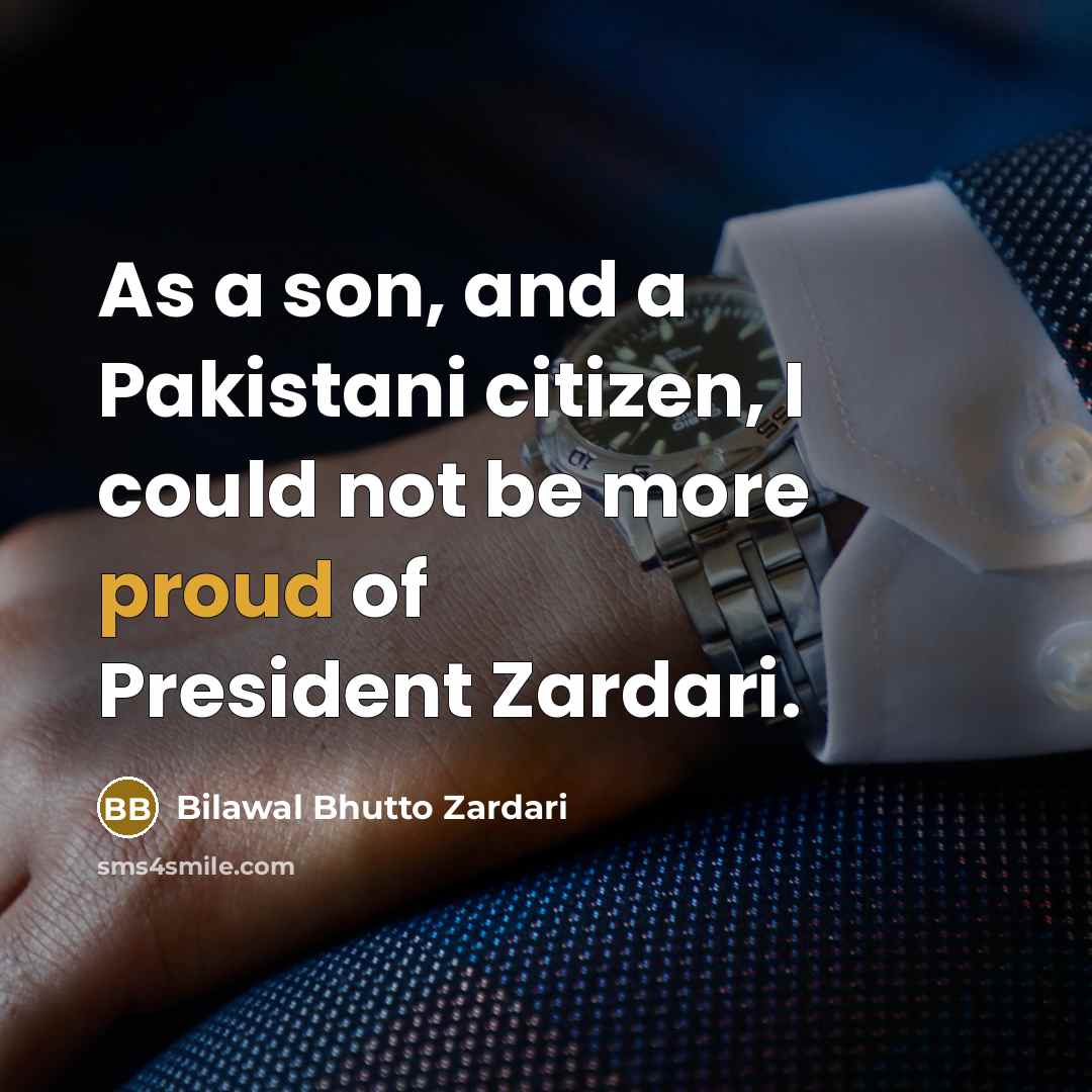 “As a son, and a Pakistani citizen, I could not…” quote by Bilawal Bhutto Zardari