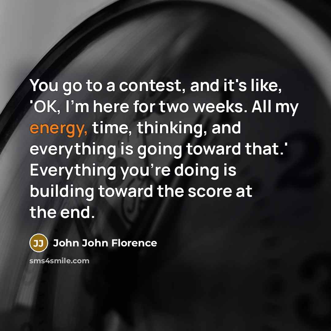 “You go to a contest, and it's like, 'OK, I'm…” quote by John John Florence