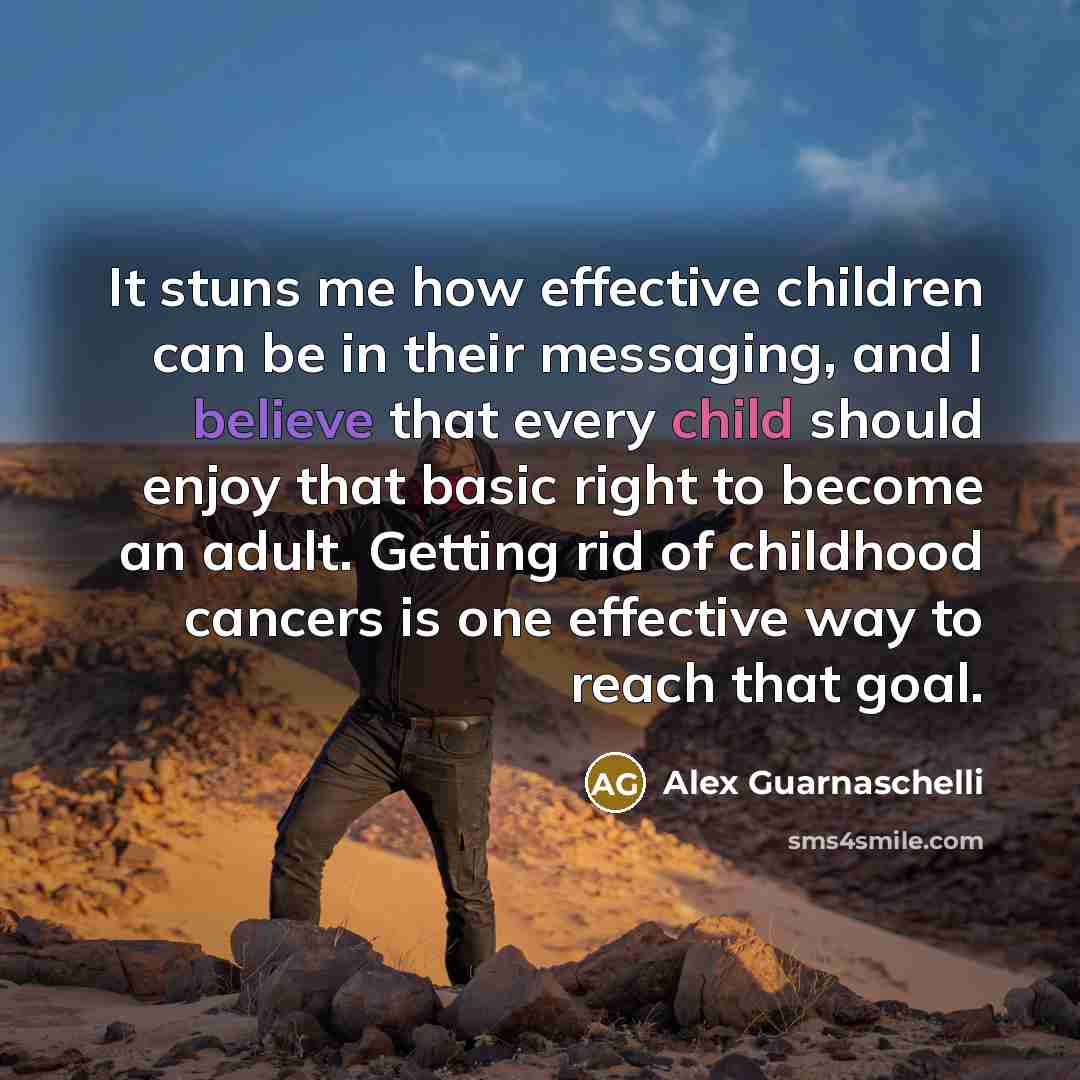 “It stuns me how effective children can be in their…” quote by Alex Guarnaschelli
