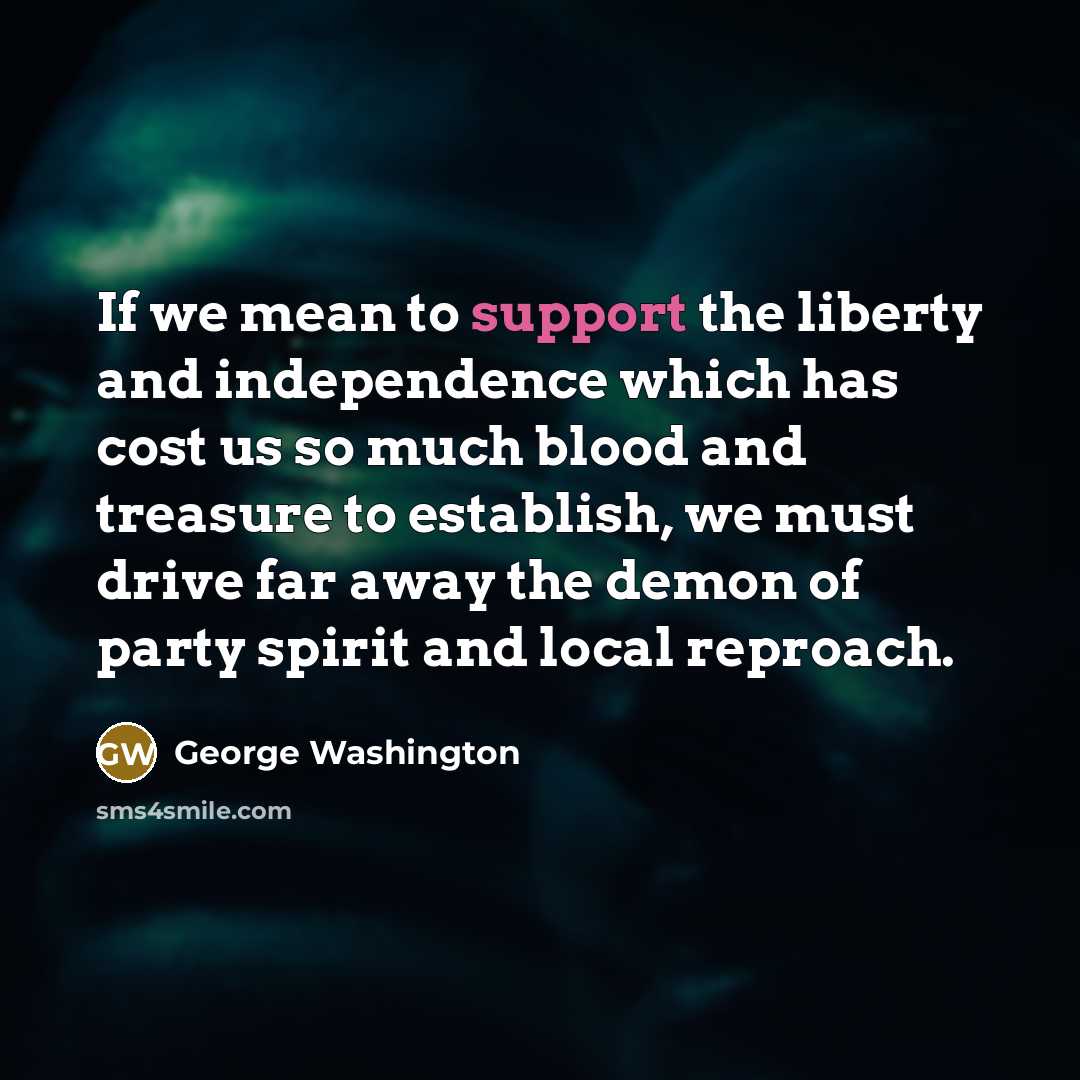 “If we mean to support the liberty and independence which…” quote by George Washington