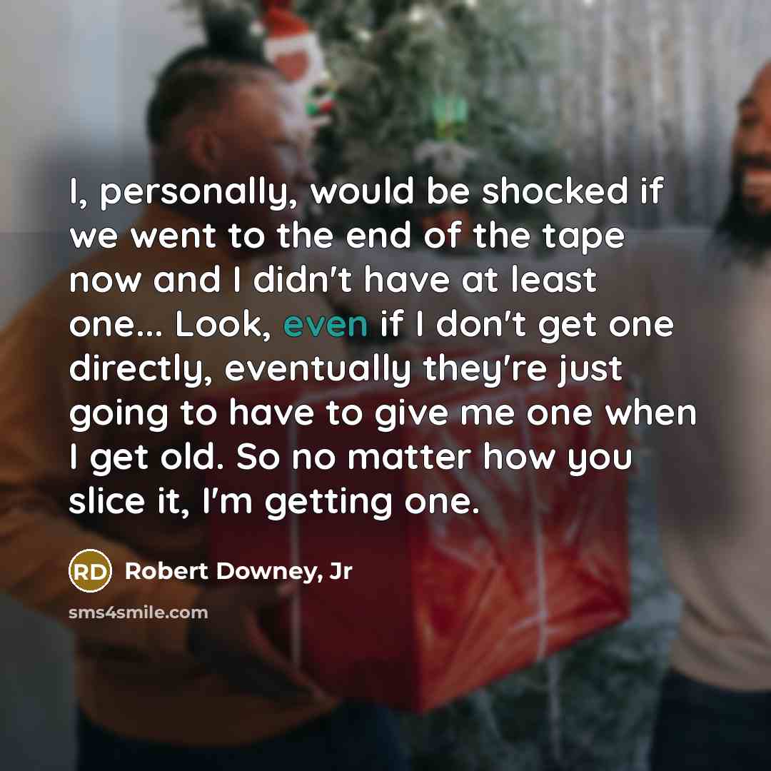 “I, personally, would be shocked if we went to the…” quote by Robert Downey, Jr