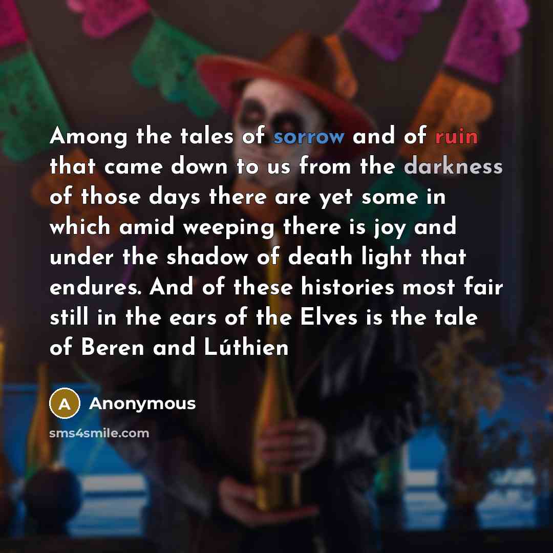 “Among the tales of sorrow and of ruin that came…” quote by Anonymous