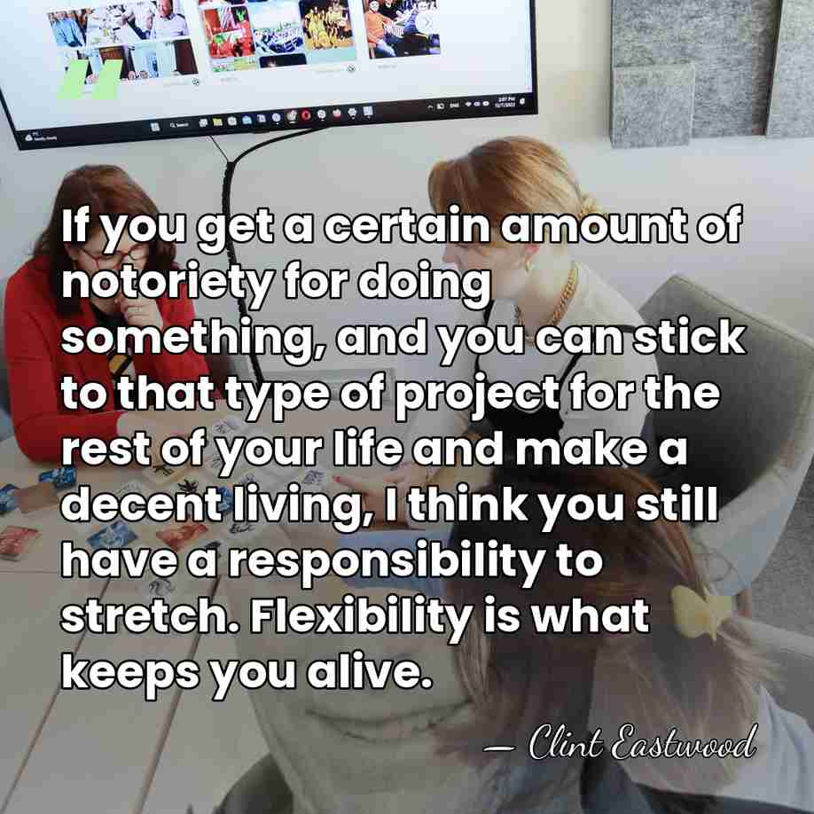 If you get a certain amount of notoriety for doing something, and&hellip; - Clint Eastwood