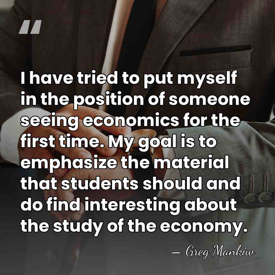 I have tried to put myself in the position of someone seeing&hellip; - Greg Mankiw