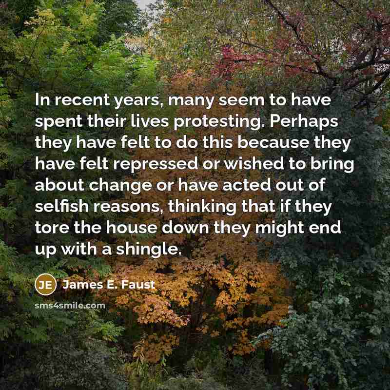 “In recent years, many seem to have spent their lives…” quote by James E. Faust