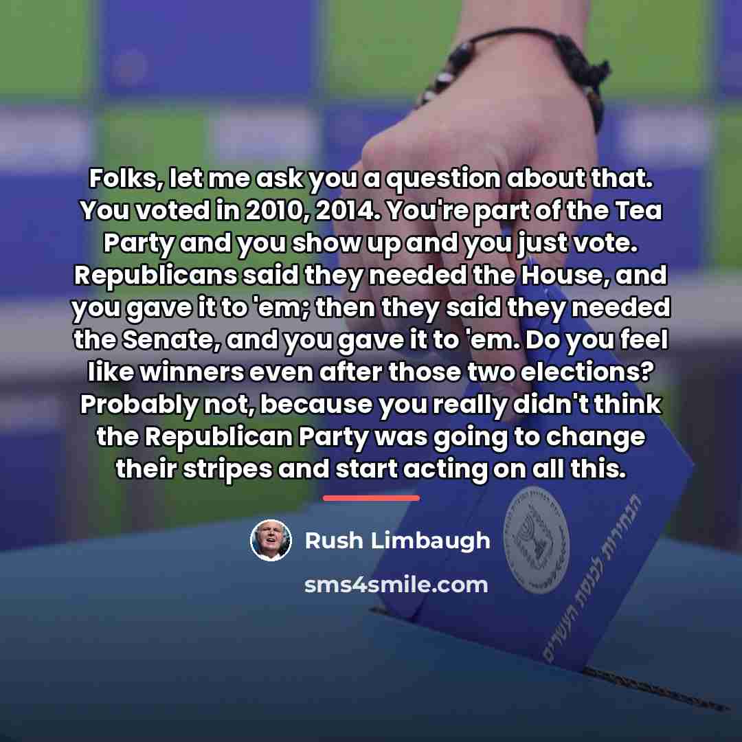 “Folks, let me ask you a question about that. You…” quote by Rush Limbaugh