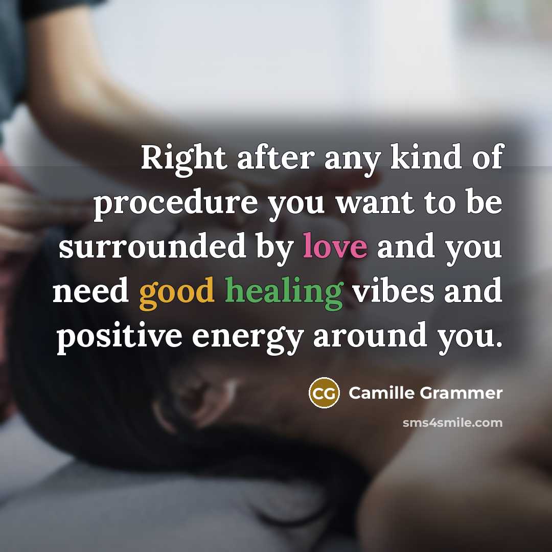 “Right after any kind of procedure you want to be…” quote by Camille Grammer