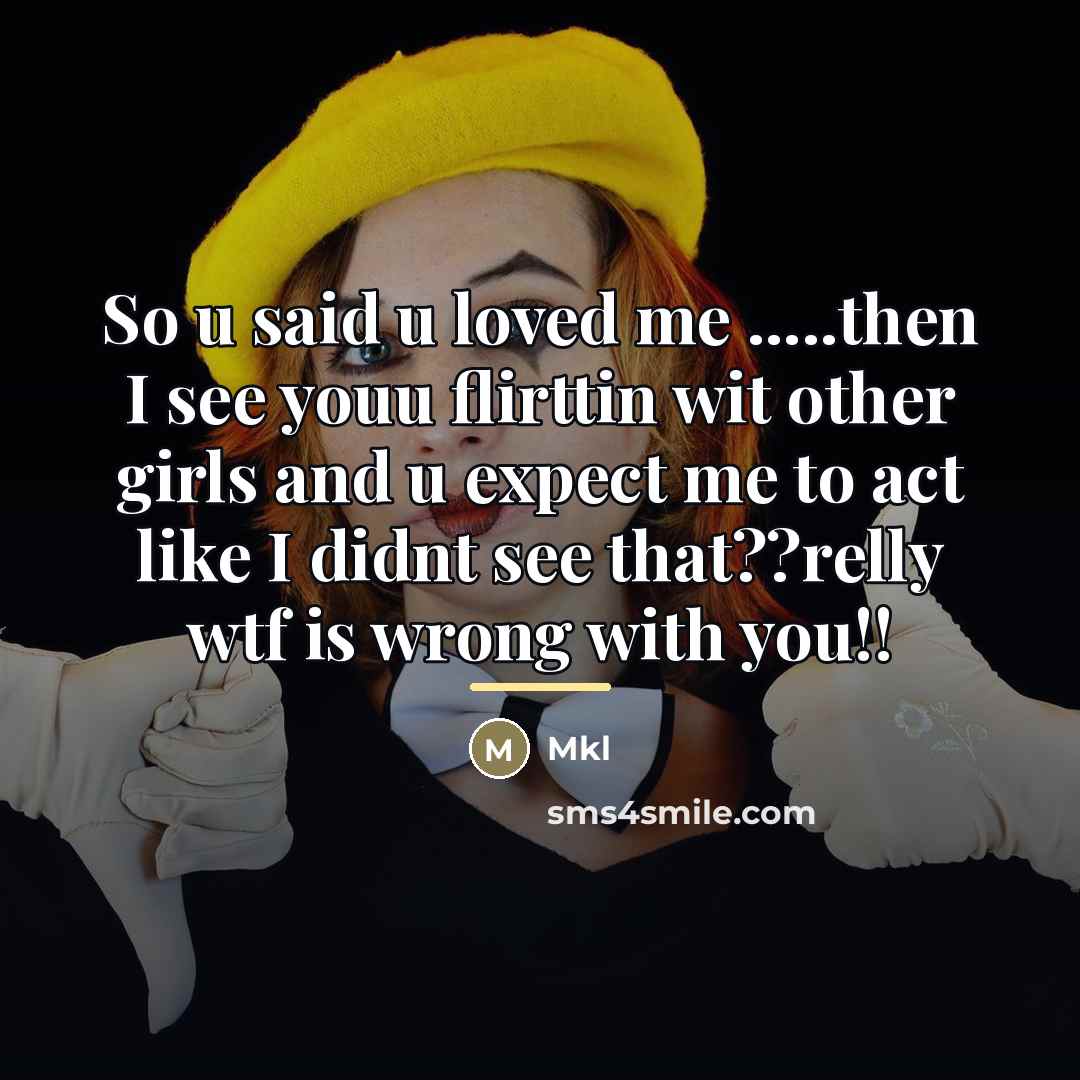“So u said u loved me .....then I see youu…” quote by Mkl