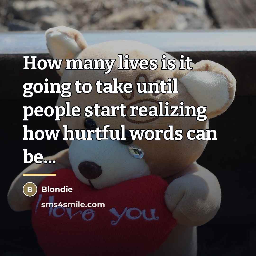 “How many lives is it going to take until people…” quote by Blondie