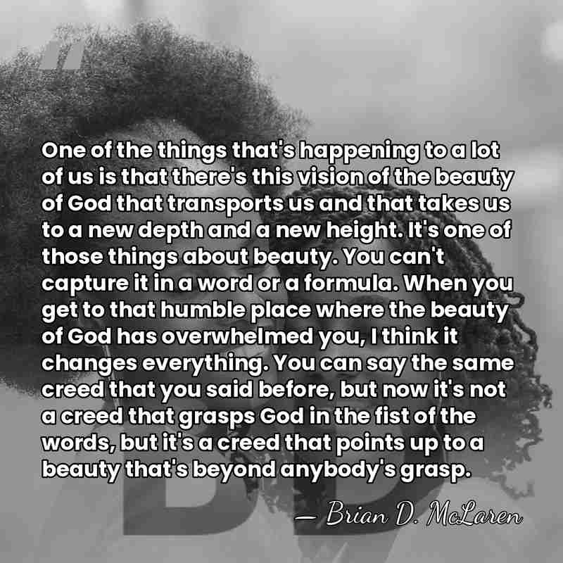 One of the things that's happening to a lot of us is&hellip; - Brian D. McLaren