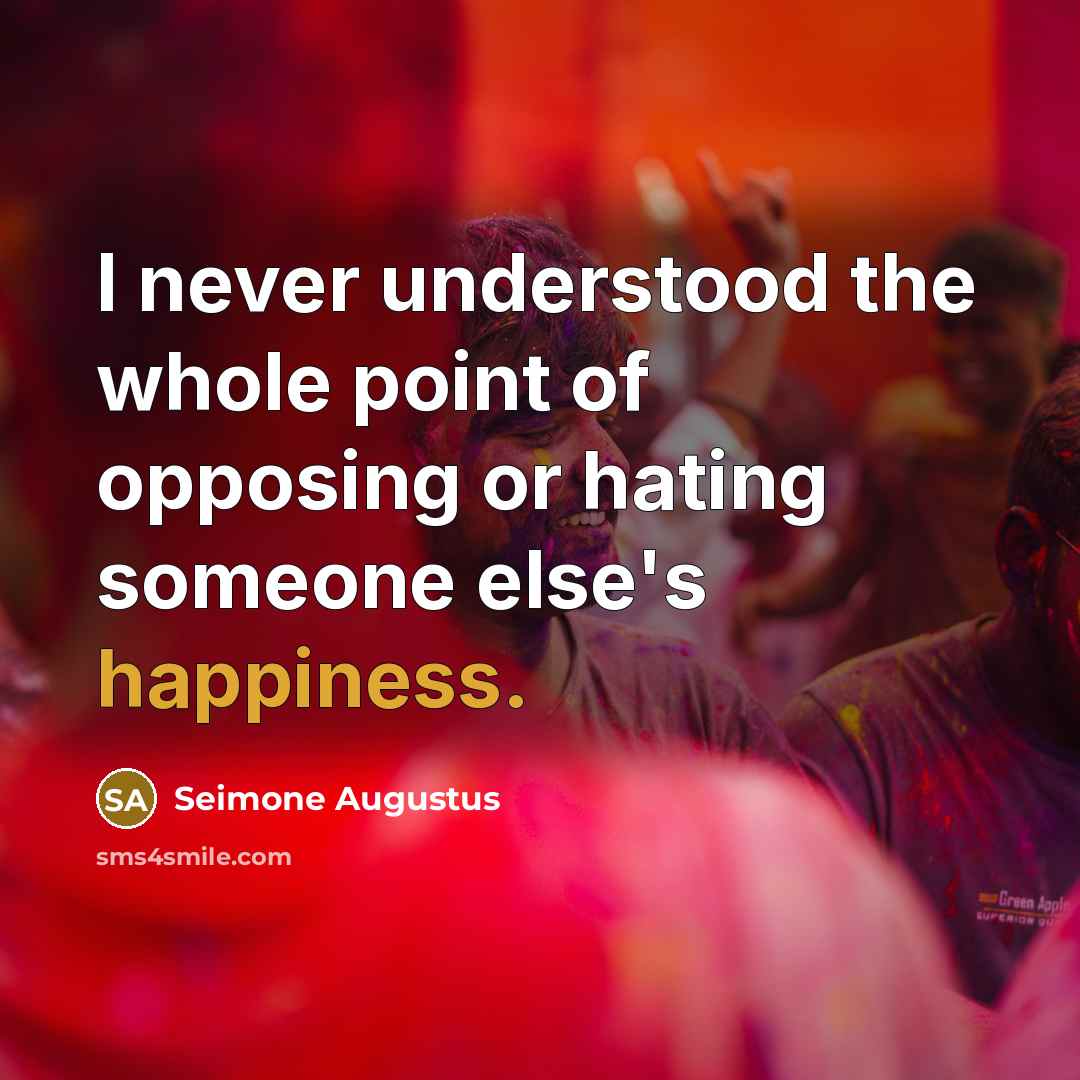“I never understood the whole point of opposing or hating…” quote by Seimone Augustus