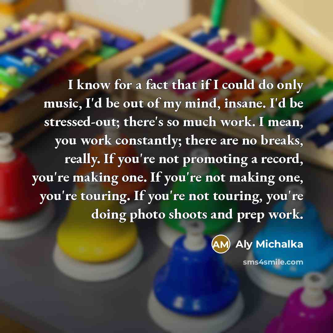“I know for a fact that if I could do…” quote by Aly Michalka