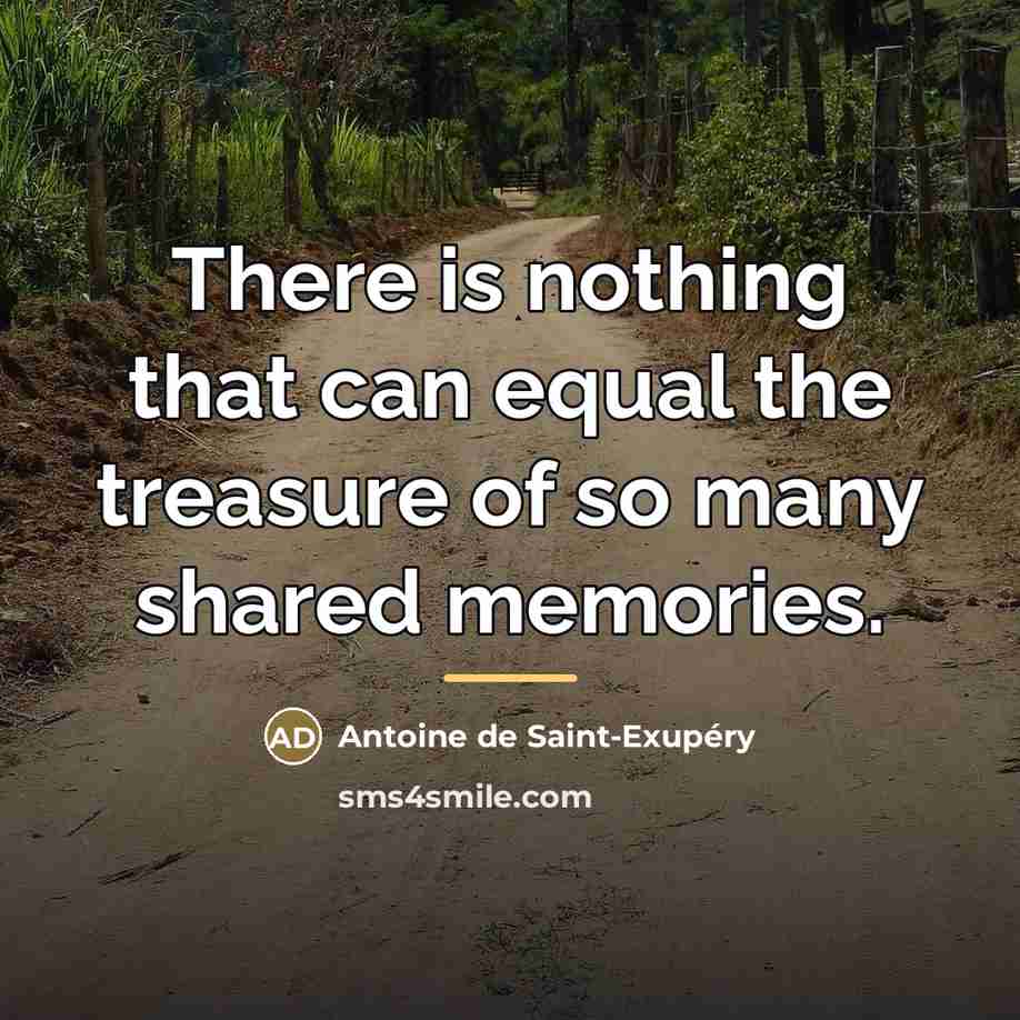 “There is nothing that can equal the treasure of so…” quote by Antoine de Saint-Exupery
