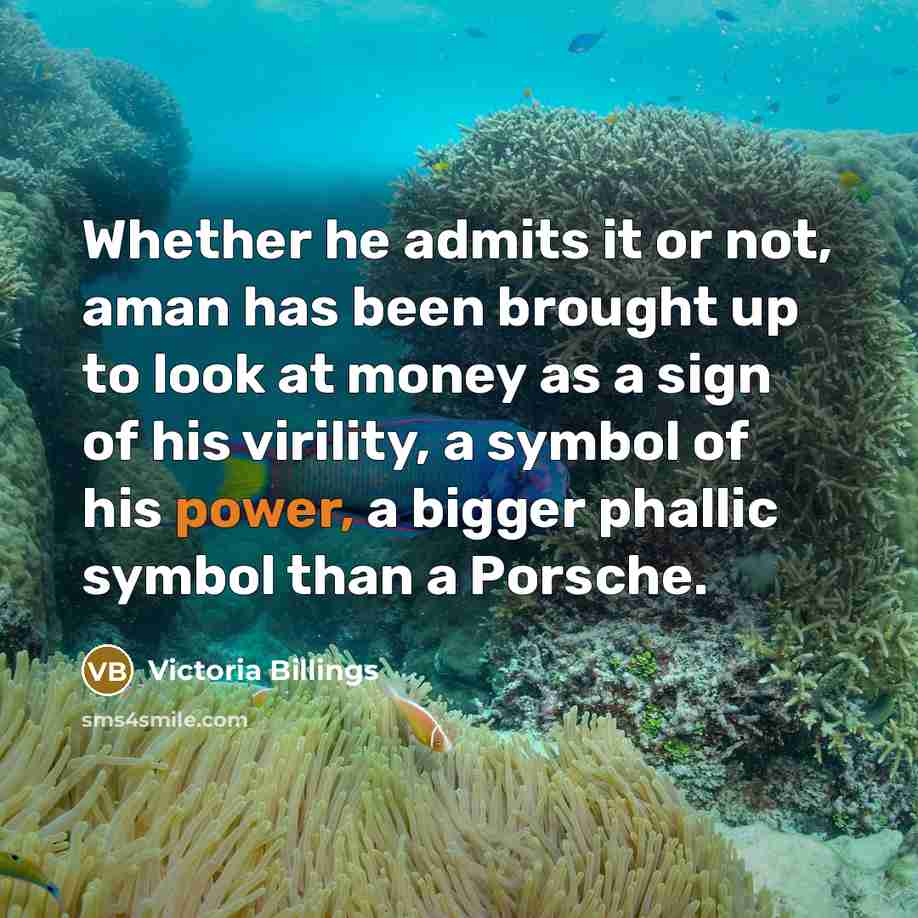 “Whether he admits it or not, aman has been brought…” quote by Victoria Billings