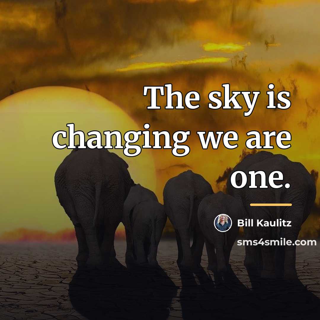 “The sky is changing we are one.…” quote by Bill Kaulitz