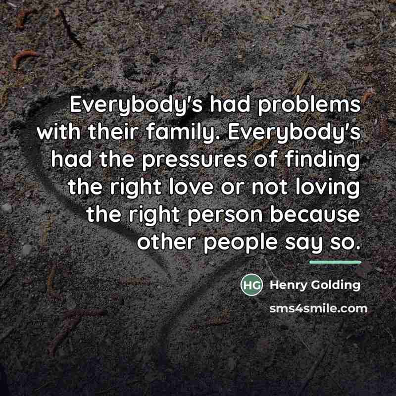 “Everybody's had problems with their family. Everybody's had the pressures…” quote by Henry Golding
