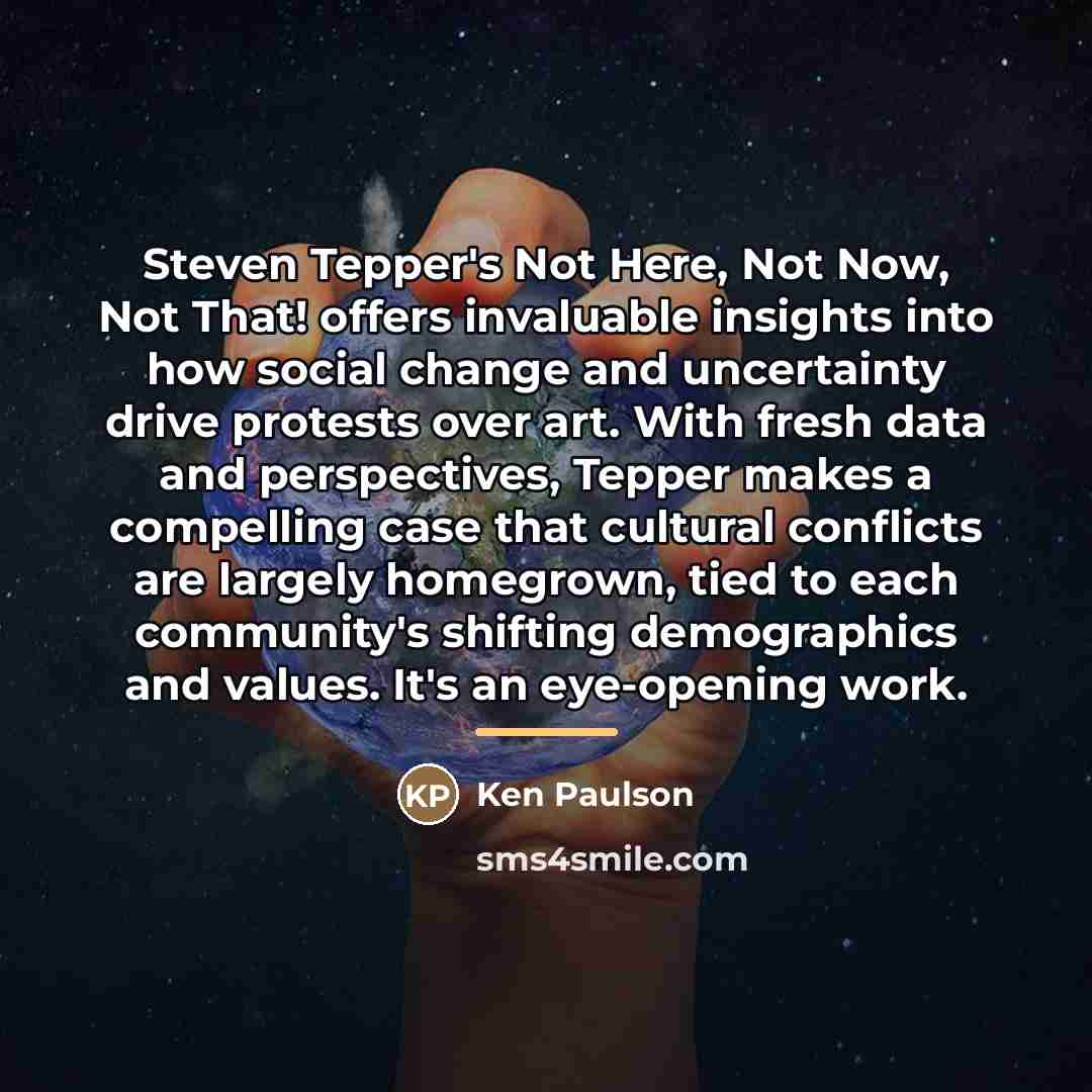 “Steven Tepper's Not Here, Not Now, Not That! offers invaluable…” quote by Ken Paulson