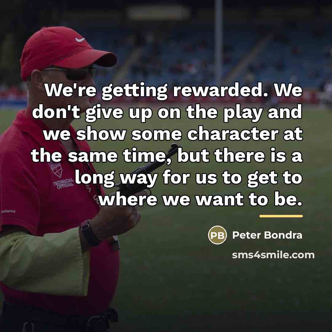 “We're getting rewarded. We don't give up on the play…” quote by Peter Bondra