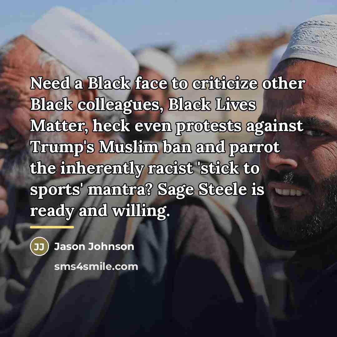 “Need a Black face to criticize other Black colleagues, Black…” quote by Jason Johnson