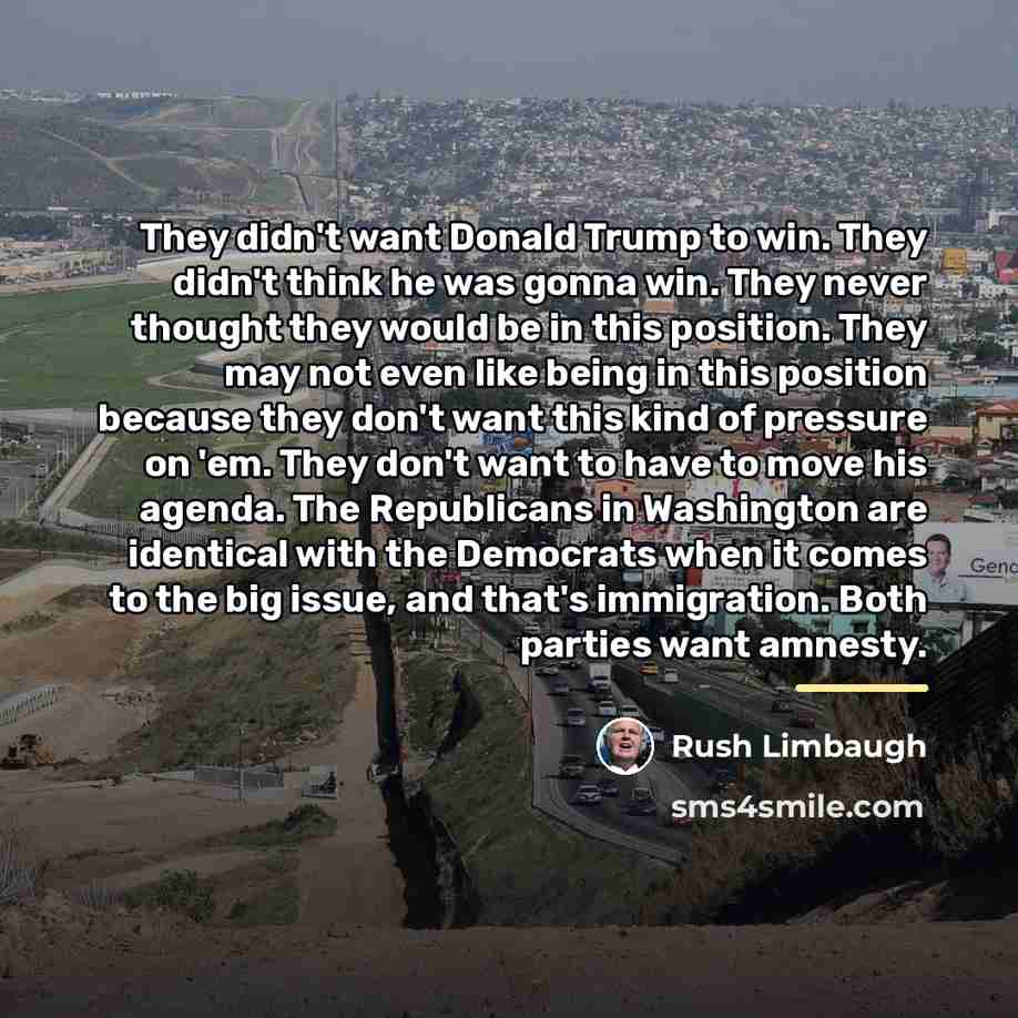 “They didn't want Donald Trump to win. They didn't think…” quote by Rush Limbaugh