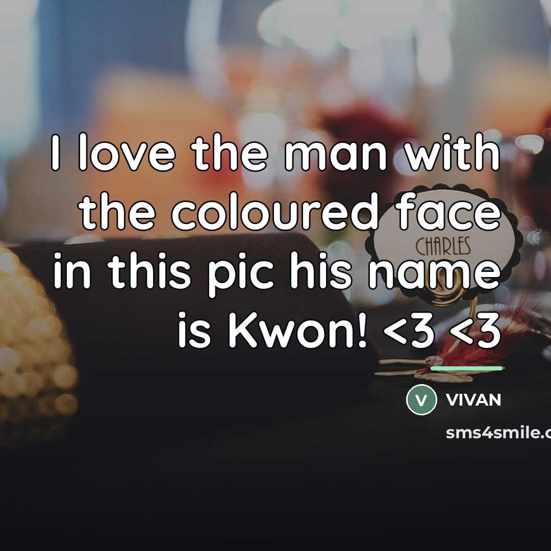 “I love the man with the coloured face in this…” quote by VIVAN