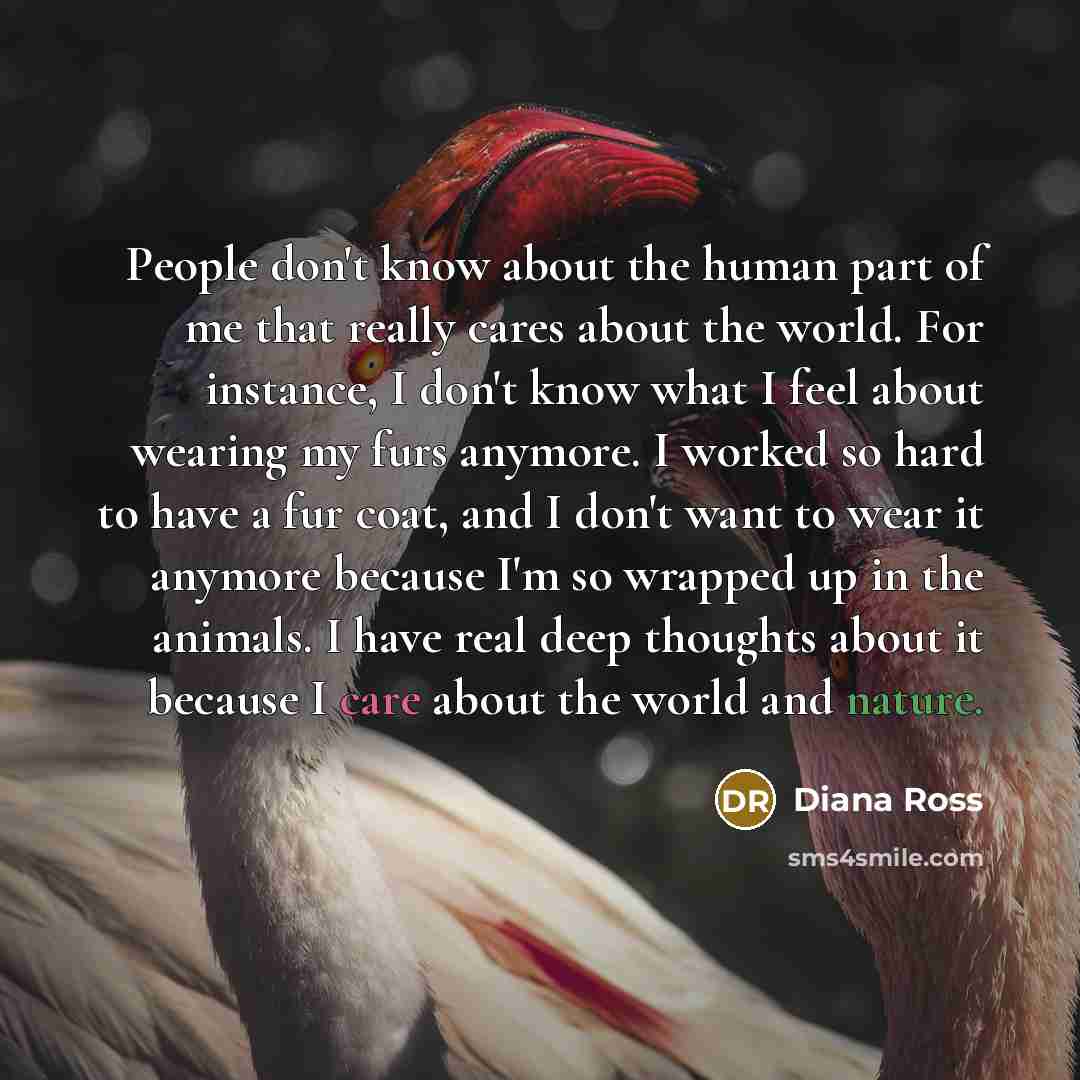 “People don't know about the human part of me that…” quote by Diana Ross