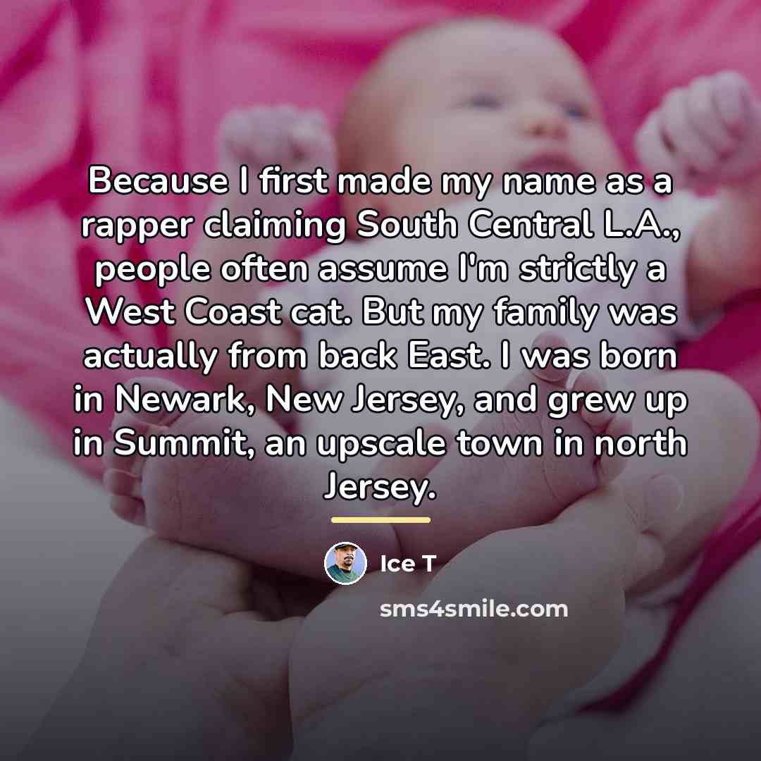“Because I first made my name as a rapper claiming…” quote by Ice T