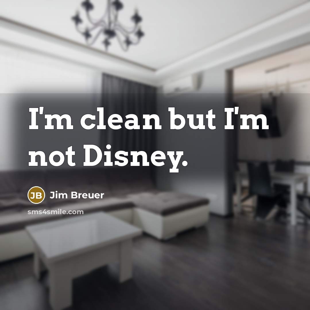 “I'm clean but I'm not Disney.…” quote by Jim Breuer