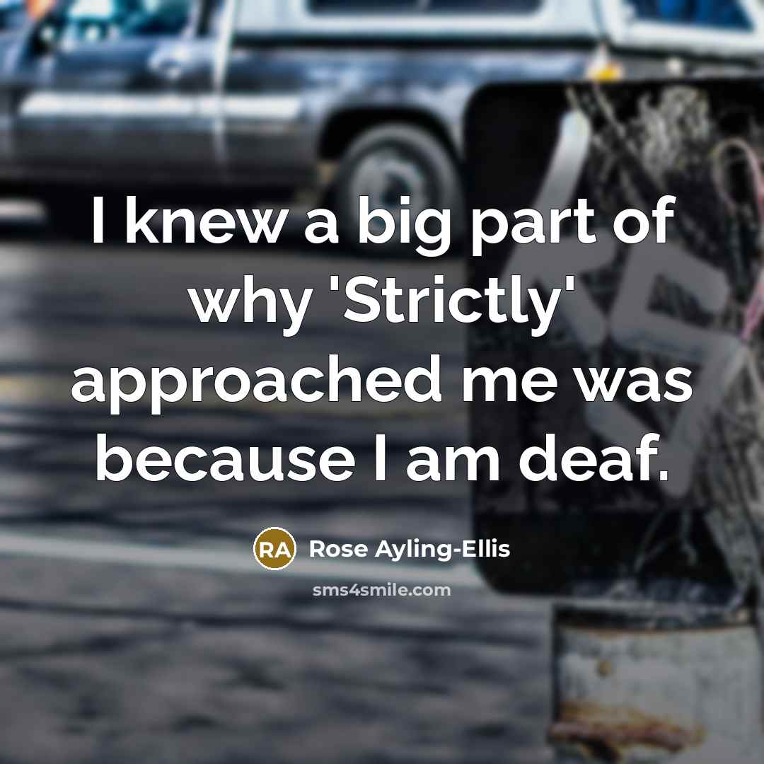“I knew a big part of why 'Strictly' approached me…” quote by Rose Ayling-Ellis