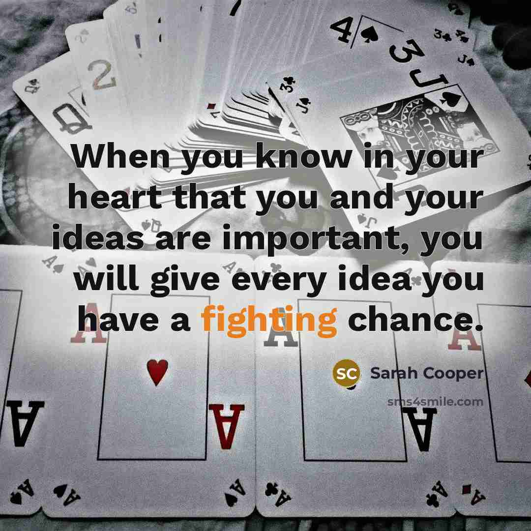 “When you know in your heart that you and your…” quote by Sarah Cooper
