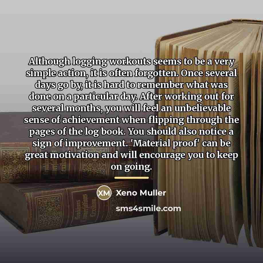 “Although logging workouts seems to be a very simple action,…” quote by Xeno Muller