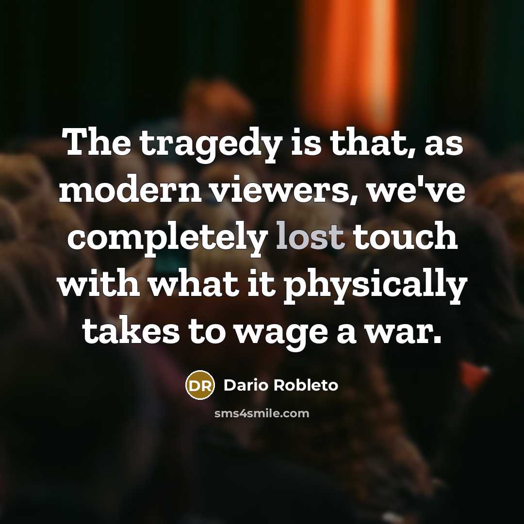 “The tragedy is that, as modern viewers, we've completely lost…” quote by Dario Robleto