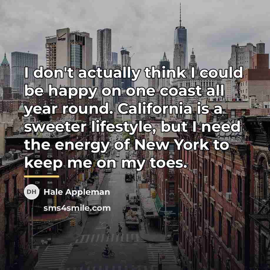 “I don't actually think I could be happy on one…” quote by Hale Appleman