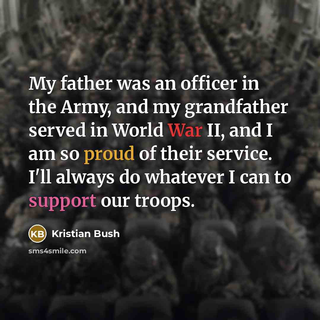 “My father was an officer in the Army, and my…” quote by Kristian Bush
