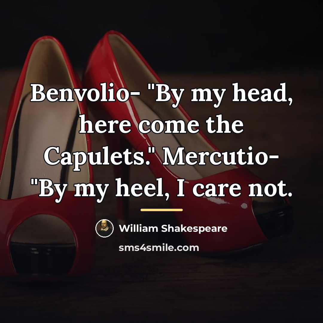 “Benvolio- "By my head, here come the Capulets." Mercutio- "By…” quote by William Shakespeare