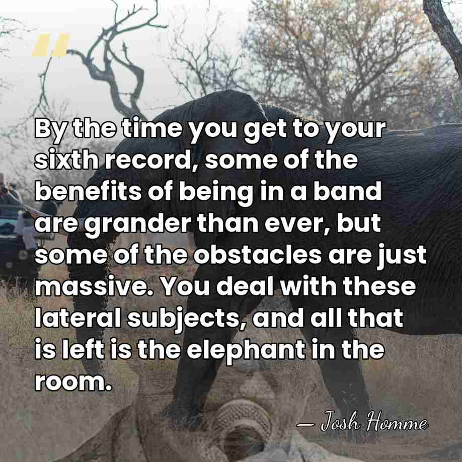 By the time you get to your sixth record, some of the&hellip; - Josh Homme