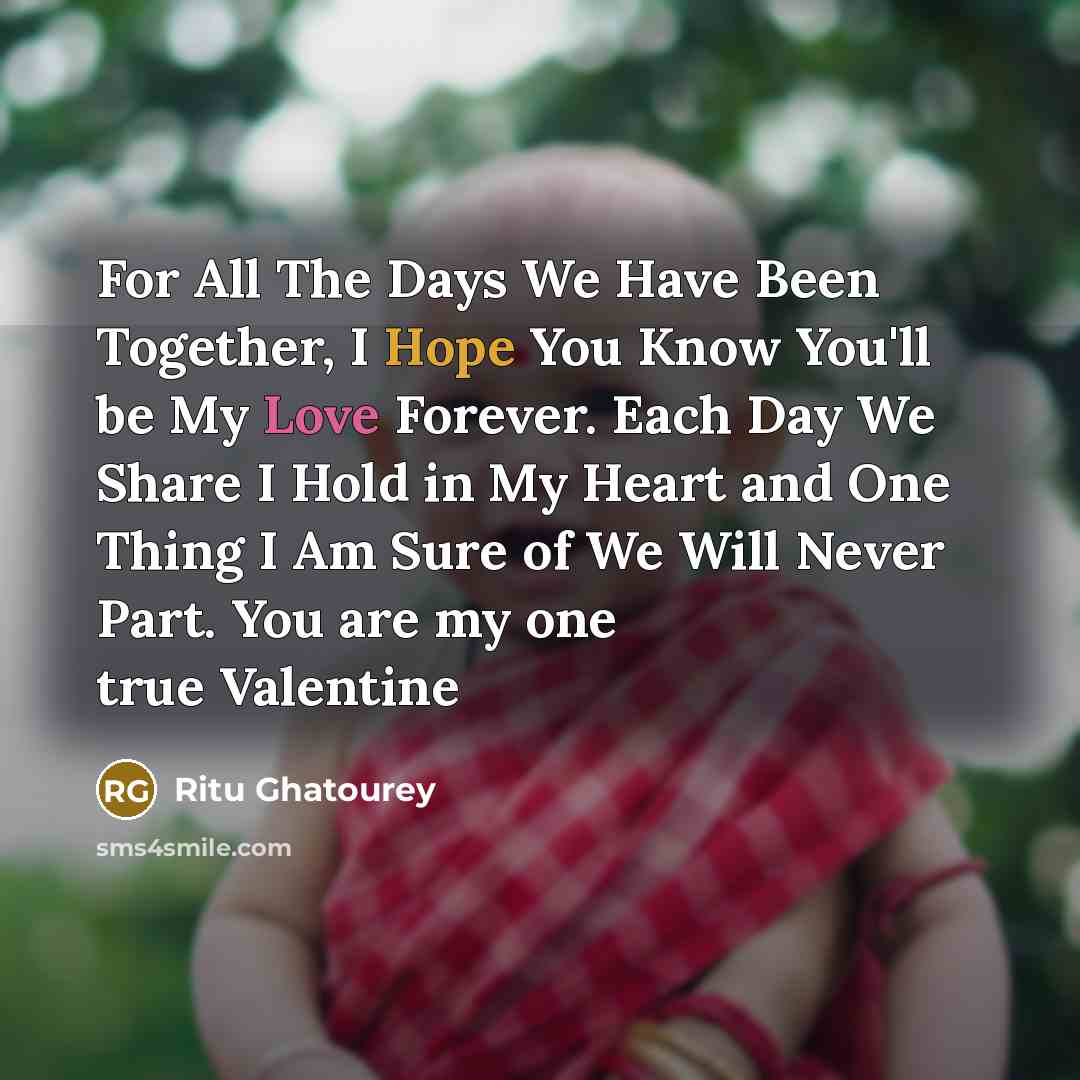 “For All The Days We Have Been Together, I Hope…” quote by Ritu Ghatourey