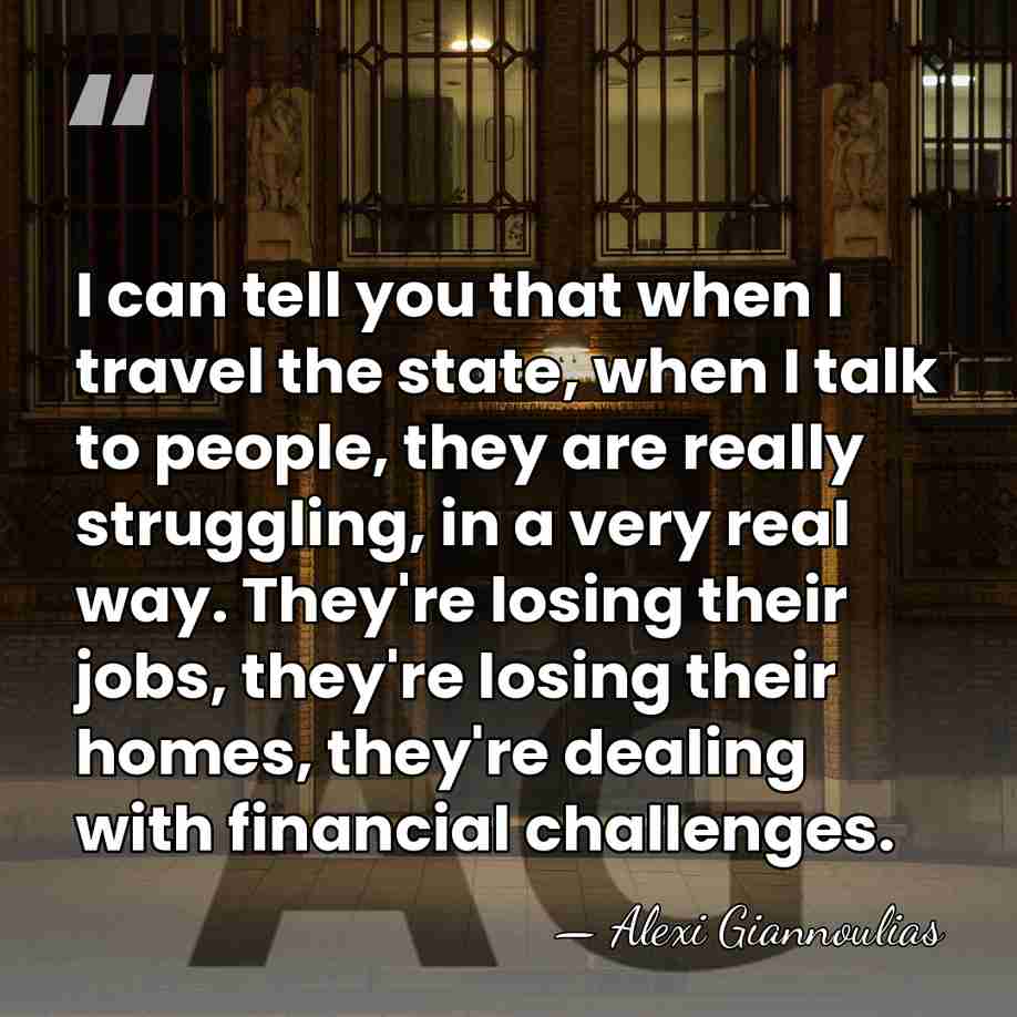 I can tell you that when I travel the state, when I&hellip; - Alexi Giannoulias