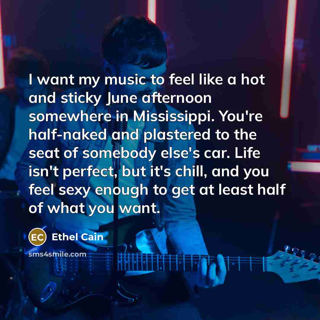 “I want my music to feel like a hot and…” quote by Ethel Cain
